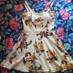 Floral print dress
